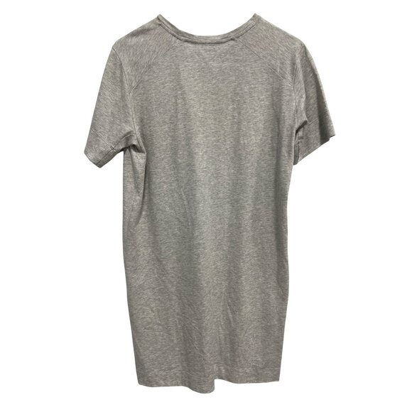Arcteryx Cela Dress Size Medium Crew Short Sleeve Pocket Tunic Tee Heather Gray - Picture 2 of 6